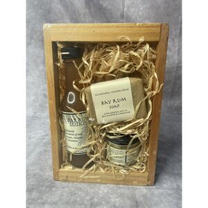 GH Bass bay‎ rum set of soaps and lotion New